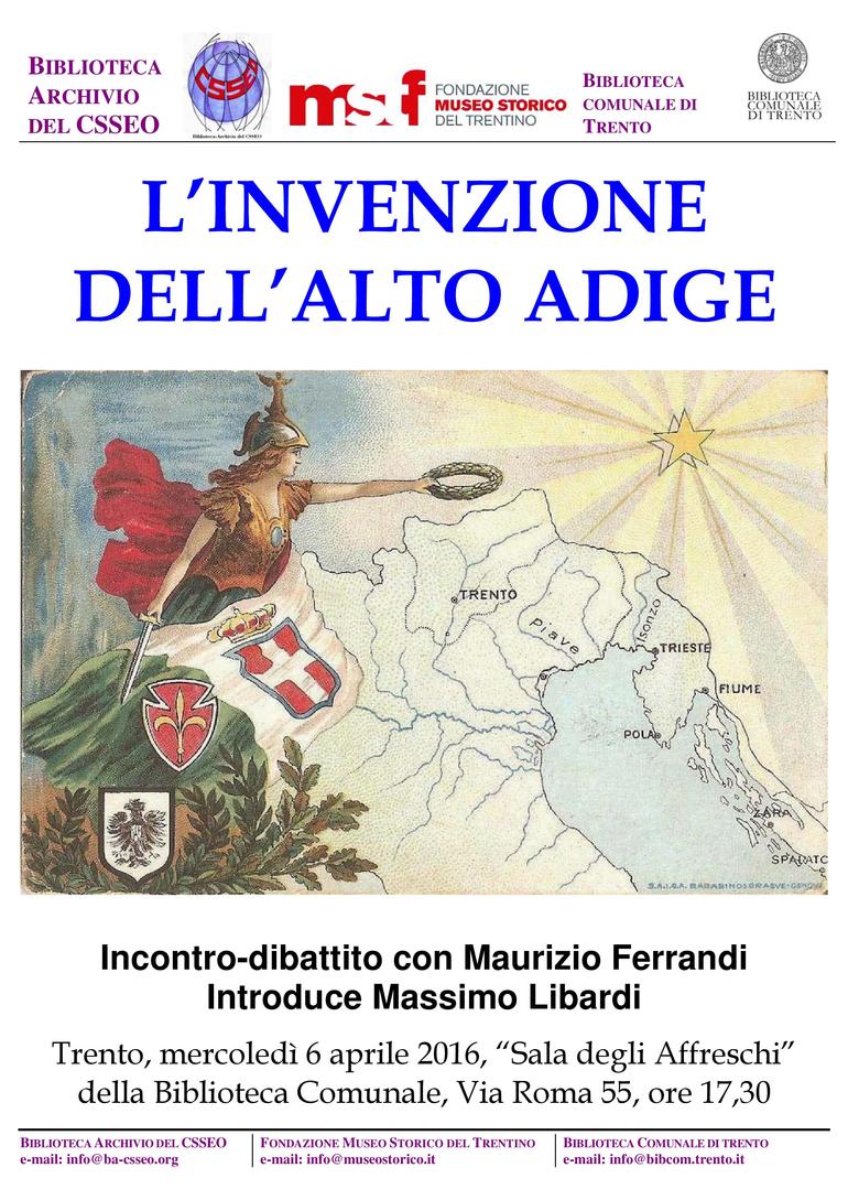 L’invenzione dell’Alto Adige.