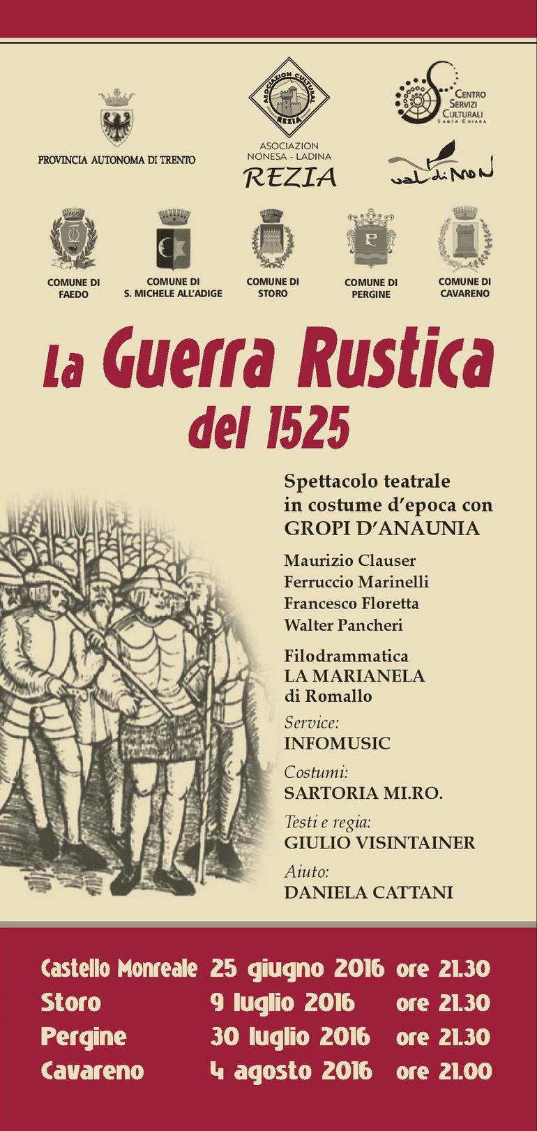 La guerra rustica del 1525.