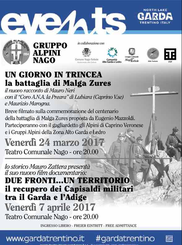 Locandina doppio evento - 24 marzo e 7 aprile